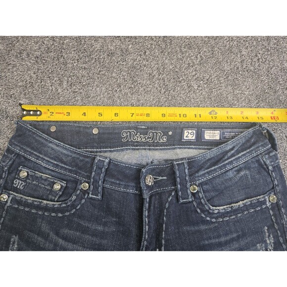 Miss Me Women's Bootcut Embroidered Jeans Size 29 JPS5015-18 - Picture 11 of 13